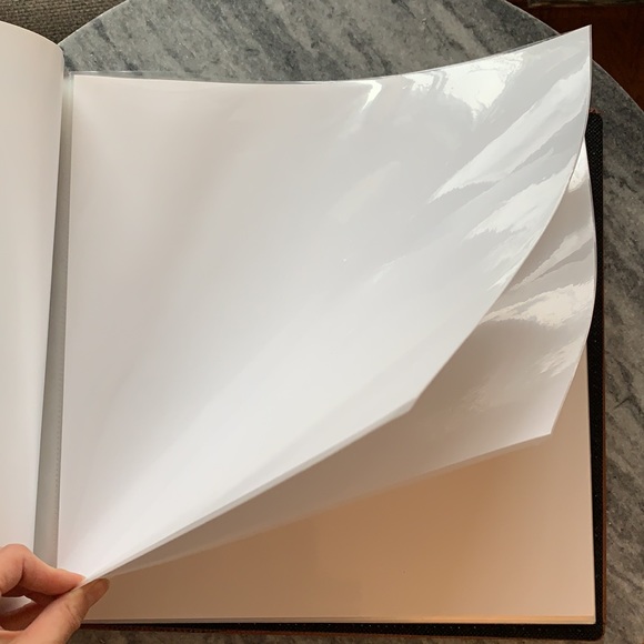 Leather bound 30 page 12x12 scrapbook - Picture 3 of 3